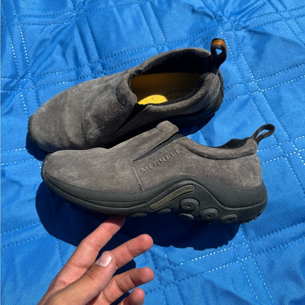Merrell Charcoal Suede Slip-On Footwear